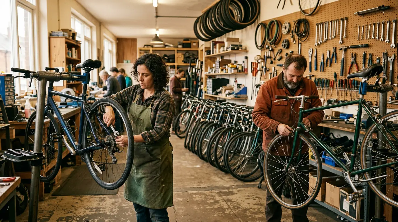 Illustration de l’action « Atelier de réemploi & auto-réparation »